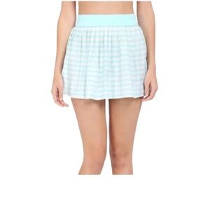 🌺KATE SPADE Mini Skirt Nahant Shore Beach Coverup Blue White Size Large🌺